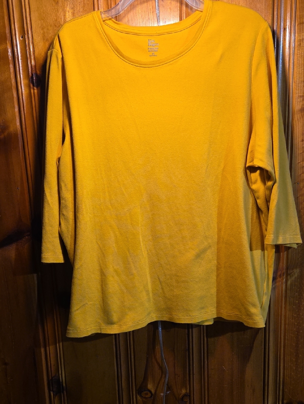 Kim Rogers Mustard Yellow Long Sleeve Tee